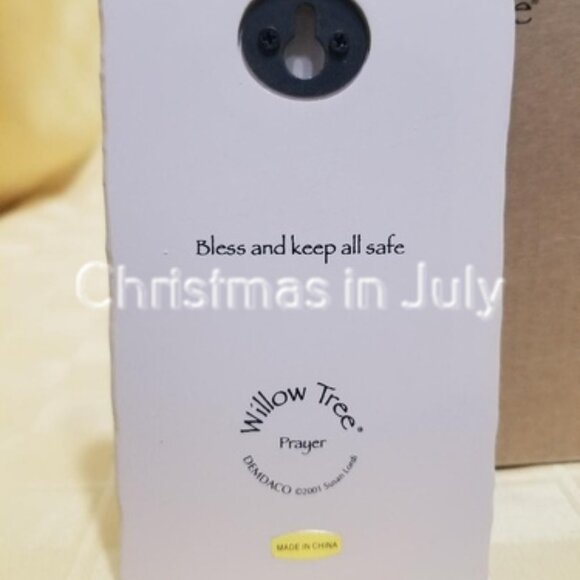 Willow Tree Susan Lordi Prayer Plaque #26506 Bless and Keep All Safe - Picture 3 of 3